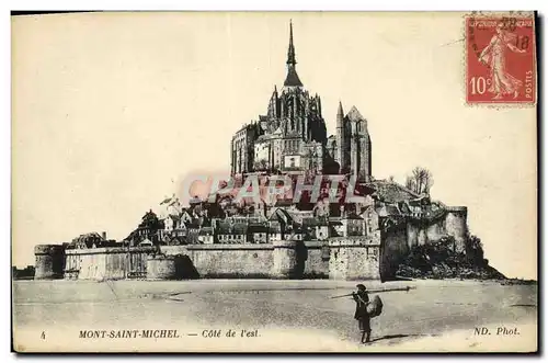 Cartes postales Mont Saint Michel Cote De l'Est