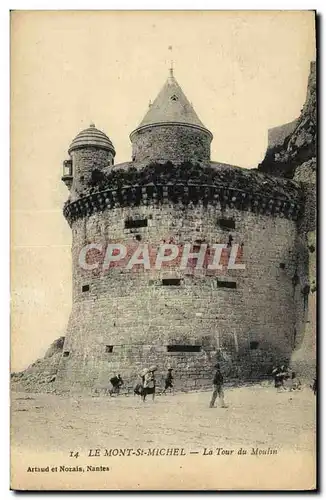 Ansichtskarte AK Le Mont St Michel La Tour Du Moulin