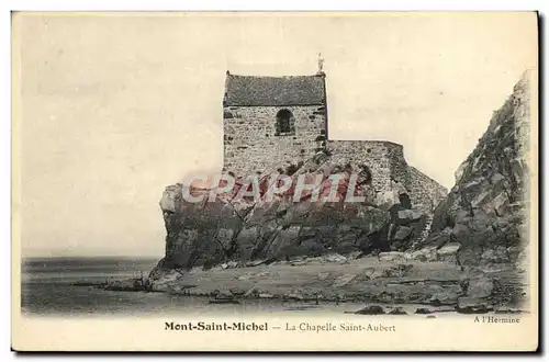 Cartes postales Mont Saint Michel La Chapelle Saint Aubert