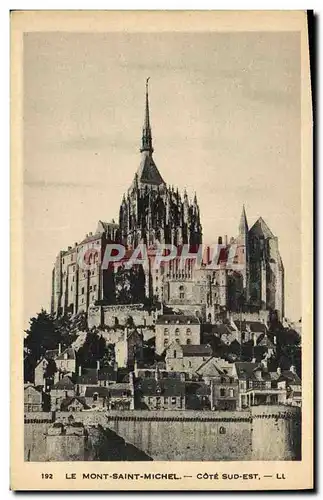 Cartes postales Le Mont St Michel Cote sud Est