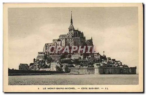 Ansichtskarte AK Le Mont Saint Michel Cote Sud Est