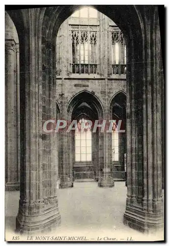 Ansichtskarte AK Le Mont Saint Michel Le Choeur