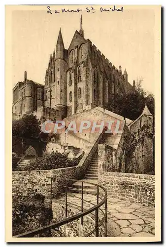 Cartes postales La Douce France Le Mont St Michel La Merveille Vue De La Tour Du Nord