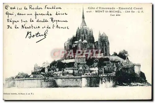 Cartes postales Mont Saint Michel Botrel