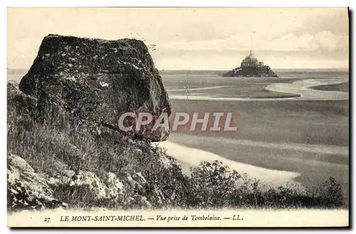 Cartes postales Le Mont St Michel Vue Prise De Tombelaine