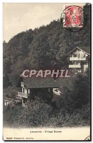 Cartes postales Lausanne Village Suisse