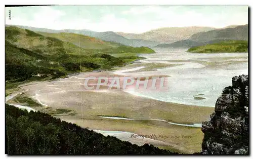 Ansichtskarte AK Barmouth Panorama View