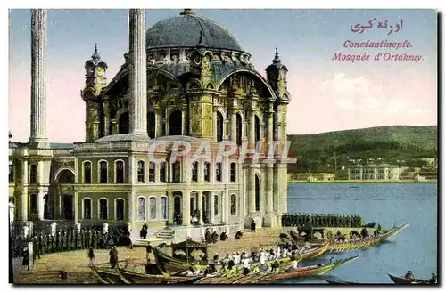 Cartes postales Constantinople Mosquee D'Ortakeuy Turquie