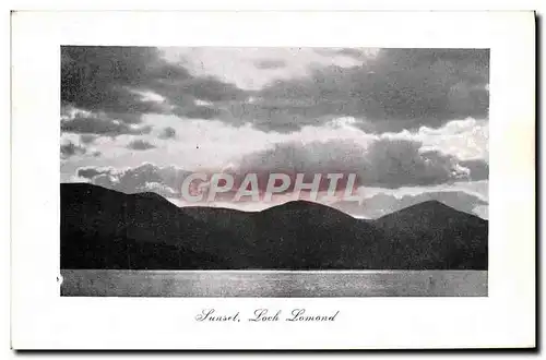 Cartes postales Sunset Loch Lomond