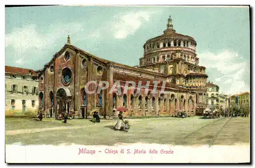 Cartes postales Milano Chiesa De Maria Delle Grazie