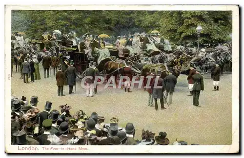 Cartes postales London The Four In Hand Meet Chevaux