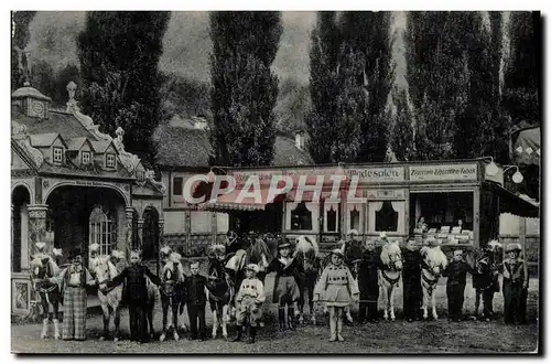 Cartes postales Schaefer&#39s Marchenstadt Liliput Berlin Nains Chevaux Poneyx JOckey