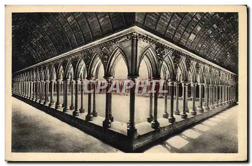 Cartes postales Abbaye Du Mont Saint Michel Le Cloitre