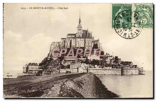 Cartes postales Le Mont St Michel Cote Sud