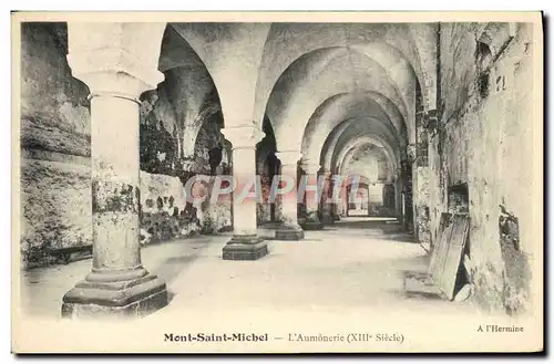 Cartes postales Mont Saint Michel L'Aumonerie