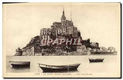 Cartes postales Le Mont Saint Michel Cote Sud Ouest