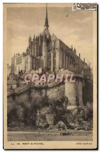 Cartes postales Mont Saint Michel Cote Nord Est