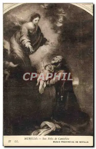 Ansichtskarte AK Murillo San Felix De Cantalicio Museo Provincial De Sevilla