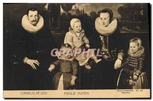 Cartes postales Cornelis De Vos Familie Hutten