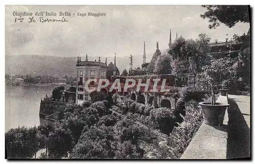 Cartes postales Giardino Dell&#39Isola Bella Lago Maggiore