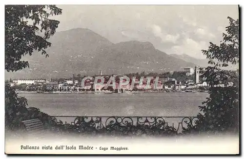 Cartes postales Pallanza Vista Dall&#39Isola Madre Lago Maggiore