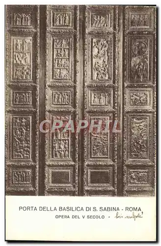 Cartes postales Particolare Della Basilica Di S Sabina Roma