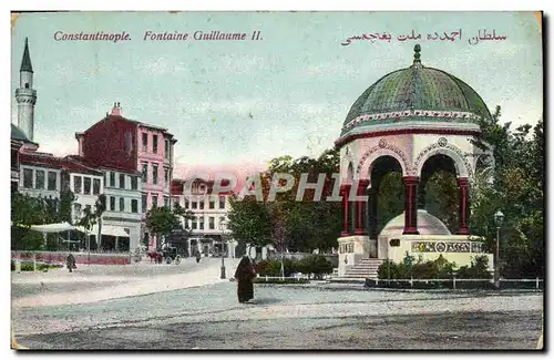 Ansichtskarte AK Constantinople Fontaine Guillaume II Turquie