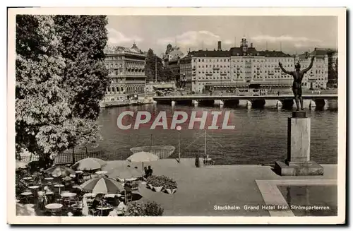 Cartes postales Stockholm Grand Hotel Fran Stromparterren