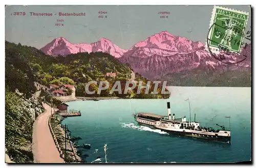 Cartes postales Thunersee Bestenbucht Bateau