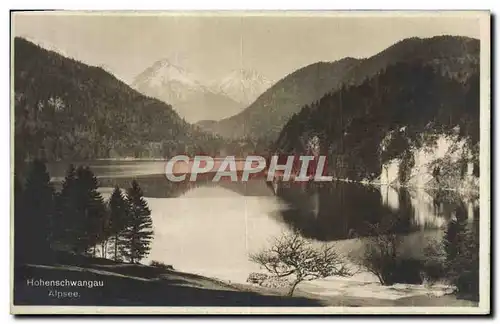 Cartes postales Hohenschwangau Alpsee