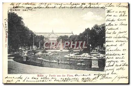 Cartes postales Koln Partie Aus Der Flora