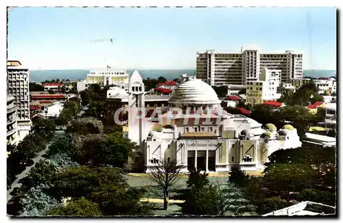 Cartes postales moderne Dakar La Cathedrale et le building du gouvernement general