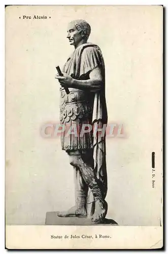 Cartes postales Roma Pro Alesia Statue de Jules Cesar