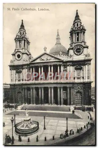 Cartes postales London St Pauls Cathedrale