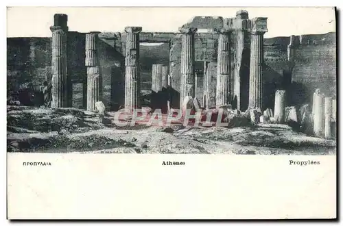 Cartes postales Athenes Propylees