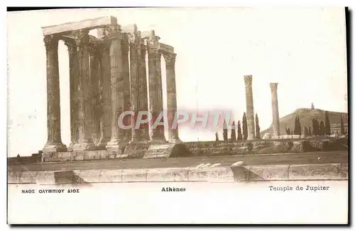 Ansichtskarte AK Grece Athenes Temple de Jupiter