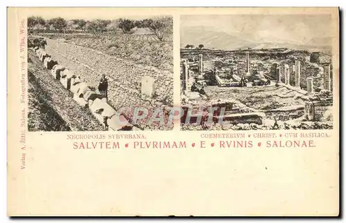 Cartes postales Necorpolis Salonae