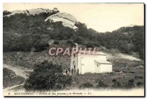 Ansichtskarte AK Montserrat Ermita de San Jeronimo y la Miranda