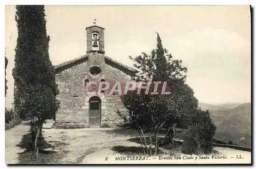 Ansichtskarte AK Montserrat Ermita de San Jeronimo y Santa Victoria