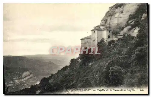 Ansichtskarte AK Montserrat Capilla de la Cueva de la Virgen