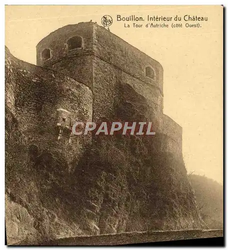 Cartes postales Bouillon Interieur du Chateau La tour d&#39Autriche