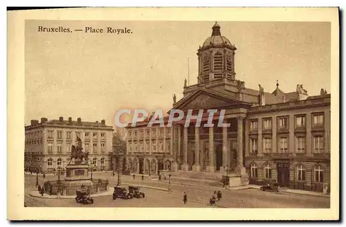 Cartes postales Bruxelles Place Royale