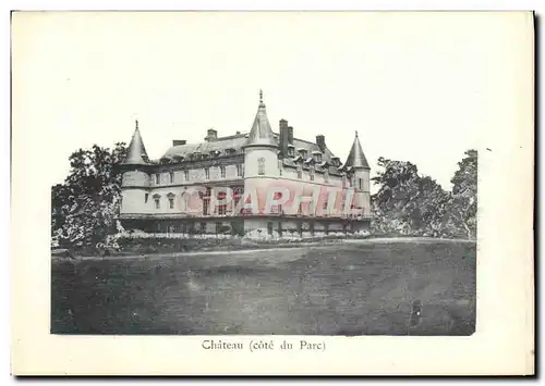 Cartes postales Rambouillet Chateau Cote du parc