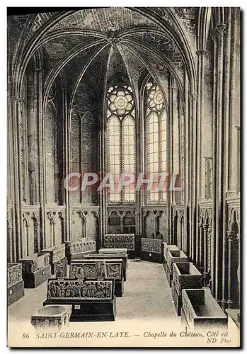 Cartes postales Saint Germain En Laye Chapelle du Chateau Cote Est