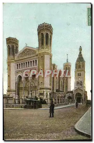 Cartes postales Lyon Basilique de Nd de Fourviere