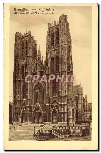 Cartes postales Bruxelles Collegiale de SS Michel et Gudule