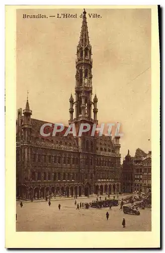 Cartes postales Bruxelles L&#39Hotel de Ville