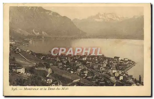 Cartes postales Montreux et la Dent du Midi
