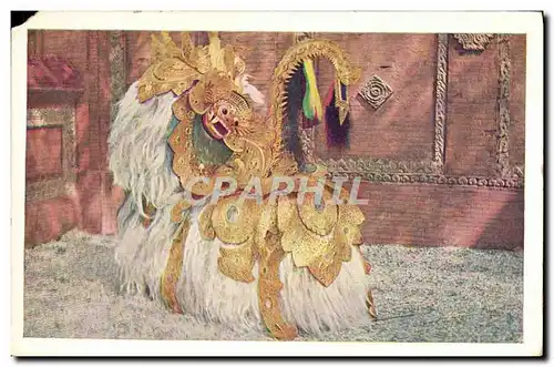 Cartes postales moderne Barong ketet Une bete legendaire Indonesie