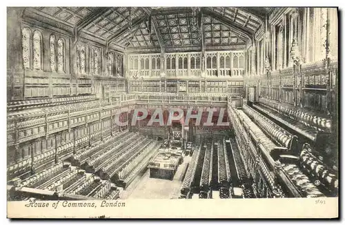 Cartes postales House of Commons London